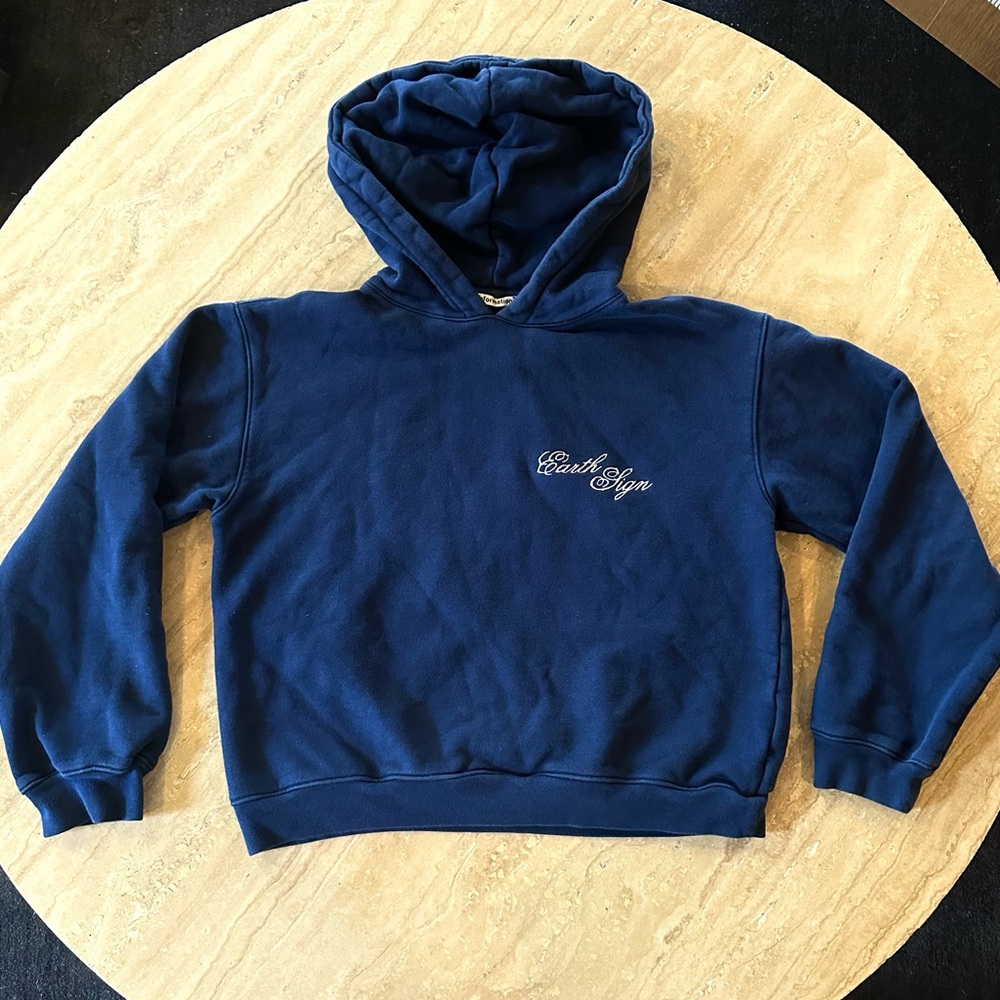 Reformation Blue Hoodie